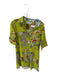 Dizzy Lizzie Size XS Green & Multi Linen Blend 3/4 Balloon Sleeve Dragon Dress Green & Multi / XS