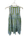 Olivia James the Label Size XS Green, White & Blue Cotton Striped Mini Dress Green, White & Blue / XS