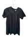 Frances Valentine Size XS Black Cotton Peter Pan Collar Short Sleeve Dress Black / XS