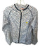 Peter Millar Masters Size XS White & Navy Polyester Dots Zip Up Pockets Jacket White & Navy / XS