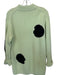 Tibi Size XXS Mint & Black Wool & Acrylic Knit Spots Front Pocket Mini Dress Mint & Black / XXS