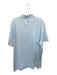 Johnnie O Size XL Blue & White polyester & spandex Dots Quarter Button Polo Blue & White / XL