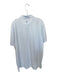Johnnie O Size XL Blue & White polyester & spandex Palm Tree Quarter Button Polo Blue & White / XL