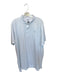 Johnnie O Size XL Blue & White polyester & spandex Palm Tree Quarter Button Polo Blue & White / XL