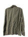 Remi Relief Size L Army Green Cotton Collared Button Front Long Sleeve Jacket Army Green / L