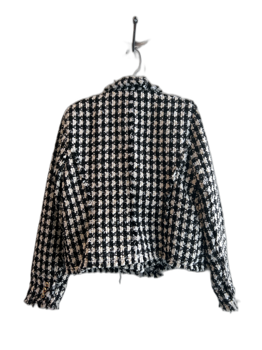 House of Harlow Size XL Black & White Polyester Blend Gold button Skirt Set Black & White / XL