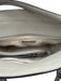 Kate Spade Grey Leather Zip Close Top Handle Cross Body Strap Back Pocket Bag Grey / M