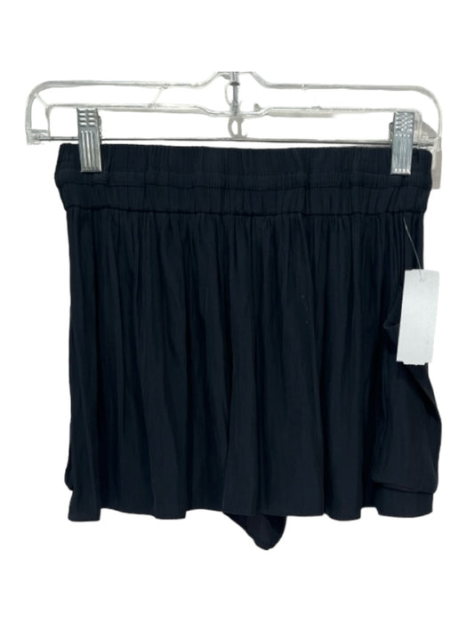 Ramy Brook Size S Black Polyester Elastic Drawstring Flowy Shorts Black / S