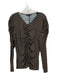 Veronica Beard Size L Navy & Yellow Rayon Blend Long Sleeve Stirrup Pint Top Navy & Yellow / L