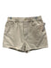 Still Here Size S Cream Beige Cotton Denim Zip Fly High Rise Shorts Cream Beige / S