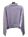 Line + Dot Size Large Purple Polyester Blend Long Sleeve Ribbed Detail Sweater Purple / Large