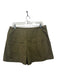 Ulla Johnson Size 10 Olive Green Cotton High Rise Tiered Button Fly Shorts Olive Green / 10