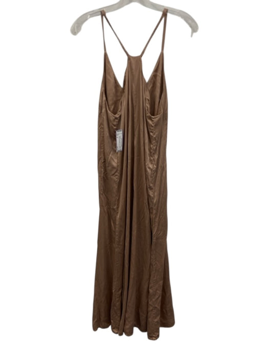Lunya Size M Dusty Pink Silk Sleeveless V Neck Wide Leg Jumpsuit Dusty Pink / M