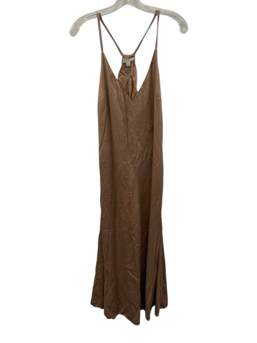 Lunya Size M Dusty Pink Silk Sleeveless V Neck Wide Leg Jumpsuit Dusty Pink / M