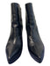 Stuart Weitzman Shoe Size 8 Black Leather Pointed Toe Back Zip Stiletto Boots Black / 8