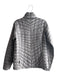 The North Face Size S Silver Gray Nylon & Polyester Quilted Puffer Zip Up Jacket Silver Gray / S