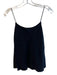 Theory Size Small Black Acetate & Viscose Spaghetti Strap Camisole Top Black / Small