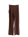 Lululemon Size 4 Brown High Rise Straight Leg Front Pockets Fitted Logo Pants Brown / 4