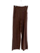 Lululemon Size 4 Brown High Rise Straight Leg Front Pockets Fitted Logo Pants Brown / 4
