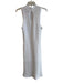 525 Size Large White Cotton High Neck Knit Slip Incl maxi dress Dress White / Large