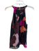 Diane Von Furstenberg Size S Purple & Black Silk Halter Top Sleeveless Top Purple & Black / S