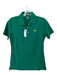 Masters Tech Size XS Green & Yellow Short Sleeve Golf Top Green & Yellow / XS