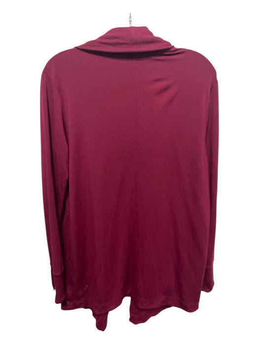 Athleta Size XS Maroon Red Tencel Long Sleeve Open Long Length' Cardigan Maroon Red / XS