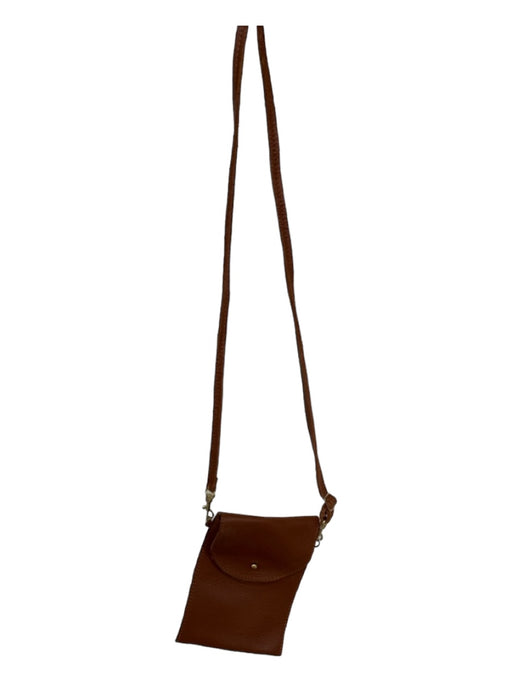 Jesse & Co Brown Leather Crossbody Strap Bag Brown / XS