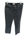 Agolde Size 27 Black Organic Cotton High Waist Button Fly Bootcut Jeans Black / 27