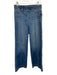 Spanx Size M Medium Wash Missing Fabric Tag Denim Elastic Waistband Jeans Medium Wash / M