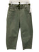 Vervet Size 27 Moss Green Cotton Blend Denim Laced Detail Tie Waist Jeans Moss Green / 27