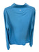 Peter Millar Sky Blue Polyester Blend Quarter Zip Long Sleeve Golf Pullover Sky Blue / L
