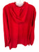 Nike Red Polyester Blend Quarter Zip Zipper Pocket Golf Men's Pullover Red / L