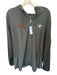 Nike Size L Black Polyester Blend UGA Hood Long Sleeve Men's Jacket Black / L