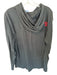 Nike Black & Red Cotton Blend Hood Long Sleeve Drawstring Men's Pullover Black & Red / L