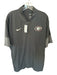 Nike Black Polyester Blend Quarter Zip Short Sleeve Half Collar Men's Pullover Black / L