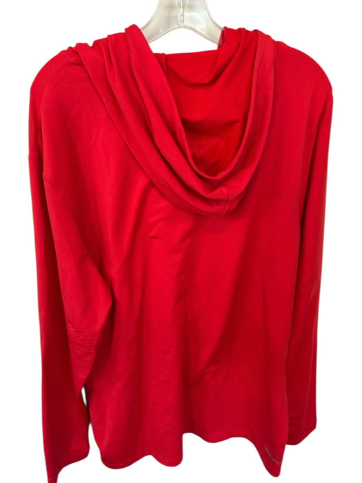 Nike Red Polyester Blend Hood Long Sleeve Men's Pullover Red / XL