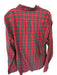 J Crew Size XL Red & Green Cotton Plaid Button Down Classic Men's Shirt Red & Green / XL