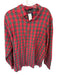 J Crew Size XL Red & Green Cotton Plaid Button Down Classic Men's Shirt Red & Green / XL
