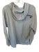 Nike Gray Cotton Blend georgia logo Drawstring Long Sleeve Men's Pullover Gray / L
