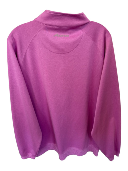 Masters Tech Pink & Yellow Polyester Masters Logo Half Zip Golf Men's Pullover Pink & Yellow / XL