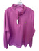 Masters Tech Pink & Yellow Polyester Masters Logo Half Zip Golf Men's Pullover Pink & Yellow / XL