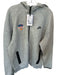 Nike NWT Size XL Gray & Orange Cotton Blend Heathered Full Zip Athletic Jacket Gray & Orange / XL