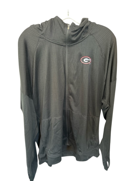 Nike NWT Black Polyester full zip Long Sleeve Athletic Men's Pullover Black / XL