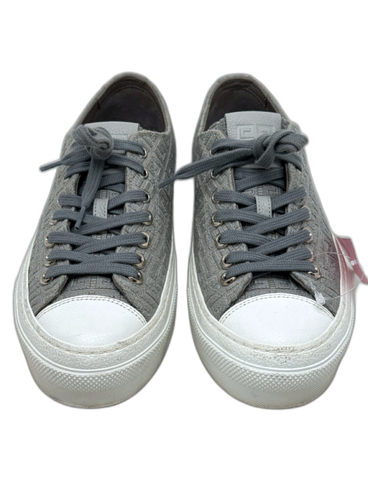 Givenchy Shoe Size 40 AS IS Gray & White Synthetic Low Top Men's Shoes Gray & White / 40