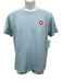 Casablanca Size M Light blue Cotton Solid T shirt Crew Men's Short Sleeve Light blue / M