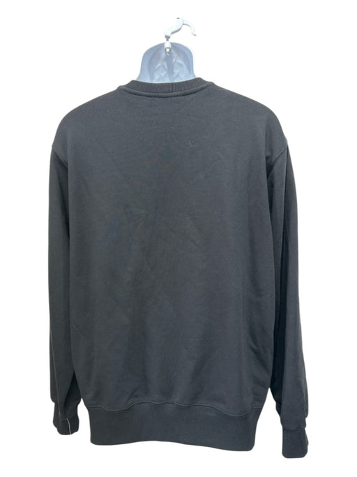 Helmut Lang Size M Black & White Cotton logo Crew Neck Men's Long Sleeve Shirt M