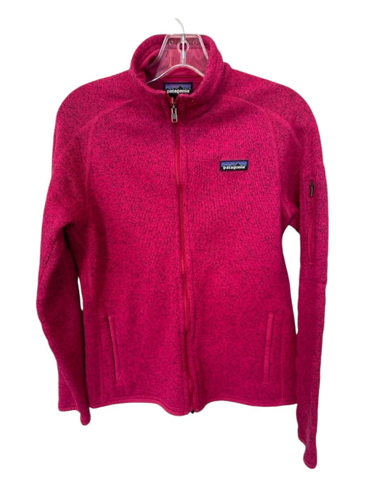 Patagonia Size M Magenta Polyester Full Zip Athletic Jacket Magenta / M