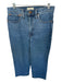 Madewell Size 28 Med Dark Wash Cotton Blend High Waist Wide Leg Jeans Med Dark Wash / 28