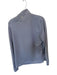 Peter Millar Navy & White Polyester Striped Half Zip Golf Men's Pullover Navy & White / L